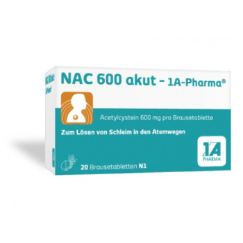 NAC 600 akut 1A Pharma Brausetabletten