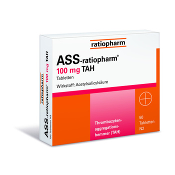 ASS ratiopharm 100 mg TAH Tabletten