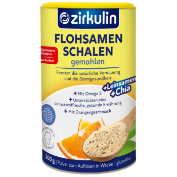 ZIRKULIN Flohsamenschalen gemahlen Pulver