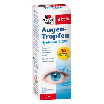 DOPPELHERZ Augen-Tropfen Hyaluron 0,2%