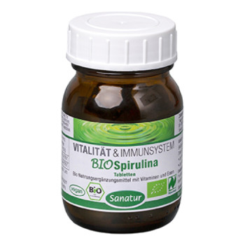 BIOSPIRULINA Mikroalgen Naturland Tabletten