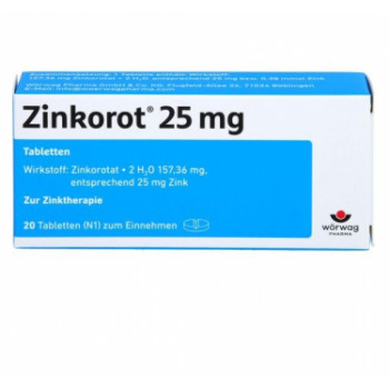 ZINKOROT 25 mg Tabletten