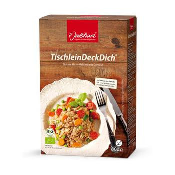 TISCHLEINDeckDich Quinoa-Hirse-Mahlzeit mit Gemüse