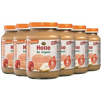 HOLLE Apfel & Birne mit Hafer